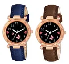 Designer Leather Analog Watch for Women & Girls 