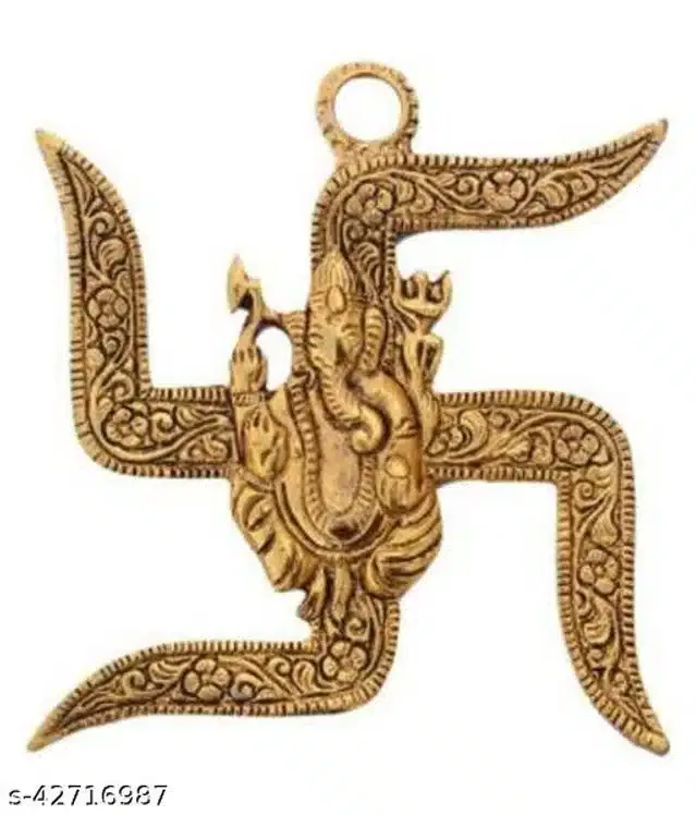 Brass Wall Hanging Ganesh Ji (Bronze)