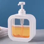 Plastic Refillable Liquid Soap Dispenser for Bathroom 