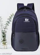 Polyester Backpack for Men & Women, Blue