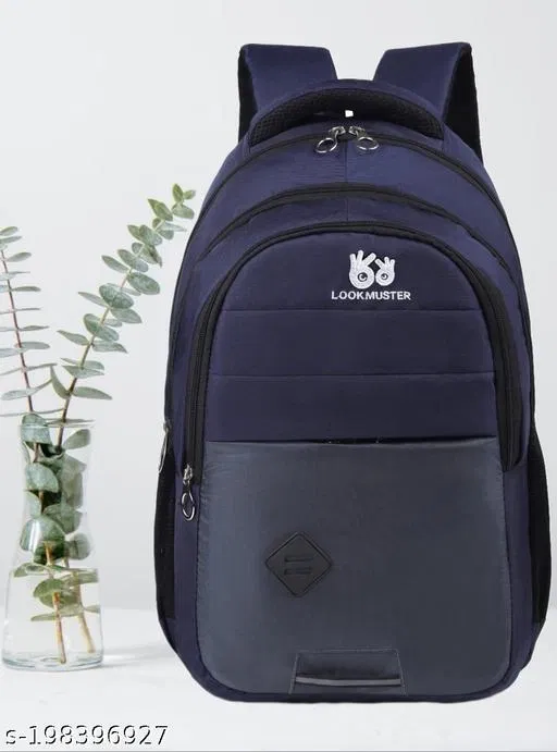 Polyester Backpack for Men & Women, Blue