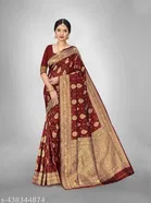 Banarasi Silk Zari Woven Saree for Women 