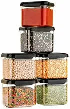 Plastic Grocery Container 550 ml - Black 