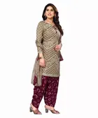 Crepe Unstitched Dress Material for Women 
