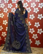 Georgette Saree for Women, Blue 
