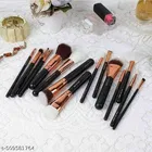 Professional Complete Makeup Brush Set with Pouch - Includes 15 Face and Eye Makeup Brushes Kit