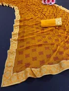 Lycra Blend Printed Saree for Women 