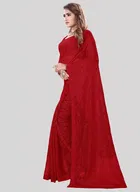 Net Floral Saree for Women 