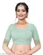 Chanderi Cotton Zari Woven Saree for Women 