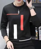 Printed Full Sleeves T-Shirt for Men 