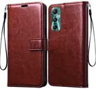SAMSUNG Galaxy F23 5G -SM-E236 Artificial Leather Mobile Flip Cover 