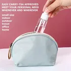 Transparent Plastic Empty Refillable Reusable Fine Mist Spray Bottle Container for Sanitizer, Perfume, Travel, Home Care 
