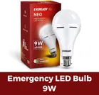 EVEREADY 9W Rechargeable Bulb, Ideal for Powercuts, Energy Efficient 4 hrs Bulb Emergency Light 