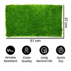 MORAJ Artifical Grass Mat 37x57 cm, [Pack of 2]