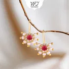 Brass Pearl Ear Cuffs for Women 