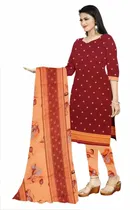 शारदा क्रिएशन क्रेप फ्लोरल प्रिंट सलवार सूट अस्टीचड 