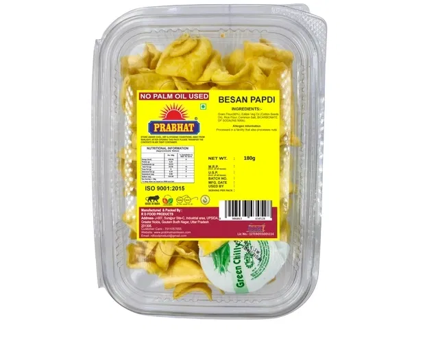 प्रभात बेसन पापड़ी 180 g (बॉक्स)