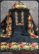 Embroidered Floral Patiala Suit for Women 