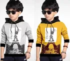 Cotton Blend Hooded Sweatshirts for Boys 