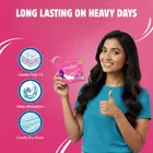 यूफर्स्ट स्ट्रैट कम्फर्ट+ सेनेटरी पैड्स लार्ज 