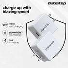 Dubstep All In One 25W 5A Fast Charging Adapter With Cable 