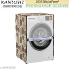 KANUSHI Industries® Washable & Dustproof Front Trasparent Front Load Automatic Washing Machine Cover 