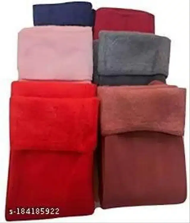 Velvet Socks for Unisex (Multicolor, Pack of 6)