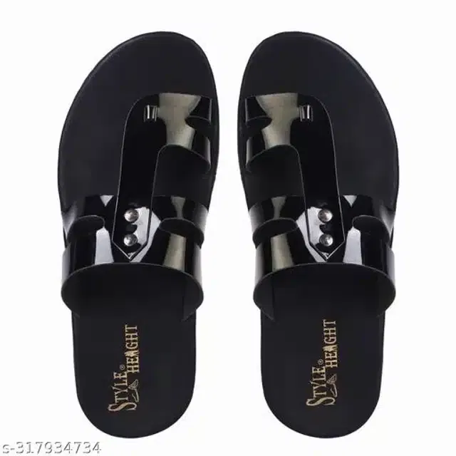 Slippers for Men (Black, 7)