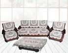 Cotton Floral Sofa with Table Cover Set 