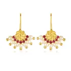 Brass Pearl Ear Cuffs for Women 