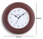 De’rons Designer Wooden Look Plastic Wall Clock 20x20cm