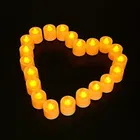 Tea Light Electric LED Candles 24 Hrs Burning Capability 
