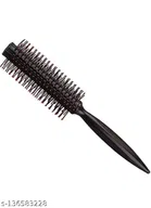 Plastic Hair Roller Brush (Black)