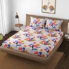 Microfiber Double Bedsheet with 2 Pillow Covers 