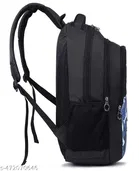 Polyester Backpack for Men & Women, Black