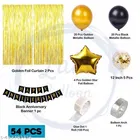54 Pcs Balloons Decoration Kit, Multicolour, Set of 1