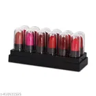 Mini Bullet Lipsticks, Multicolor, Pack of 12