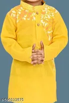 Floral Cotton Kurta Set for Boys 