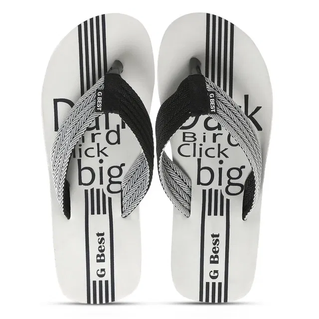 Printed Slippers (Grey, 7)