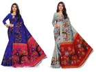 Khadi Silk Printed Saree for Women 