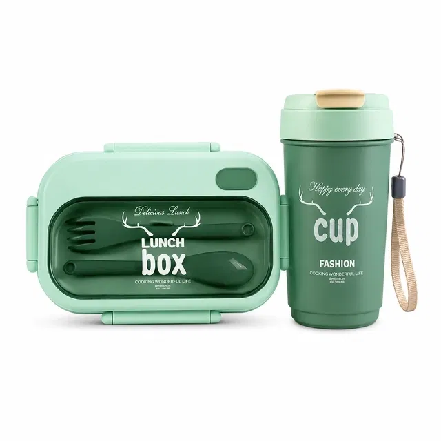 Delicious Lunch Box with Sipper Sea Green