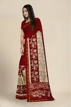 शारदा क्रिएशन जॉर्जेट प्रिंटेड साड़ी 