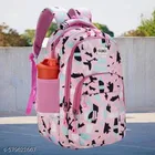 Polyester Backpack Bag, Pink