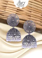 Oxidised Alloy Earrings for Women 