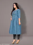 Embroidered Maternity Cotton Kurti for Women 