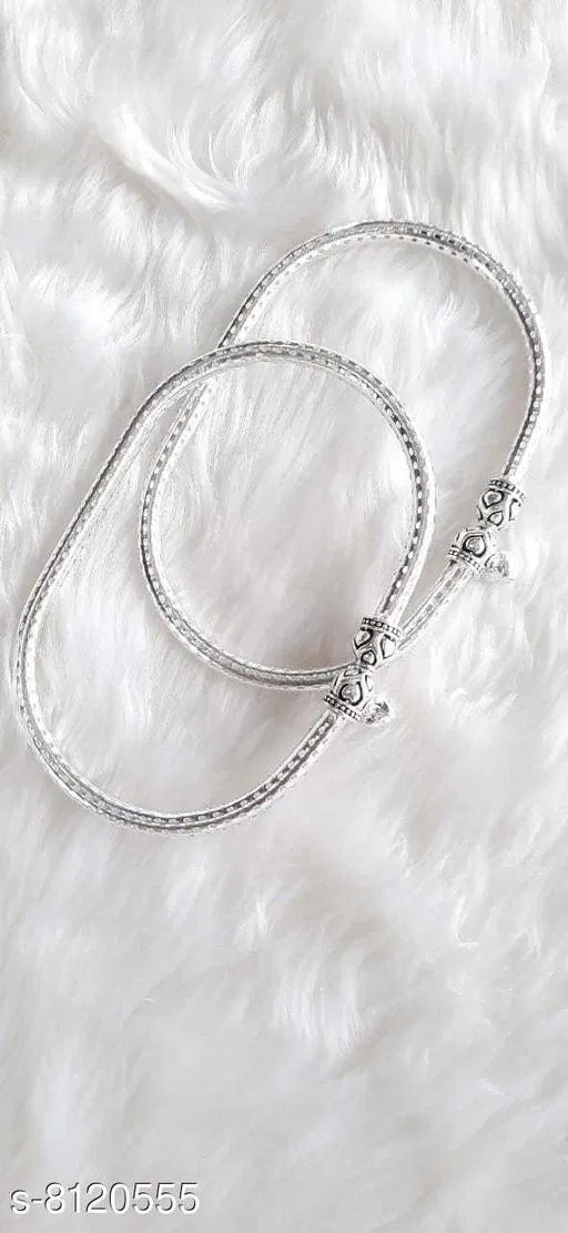 Anklet Silver Free Size Anklets & Toe Rings for Women