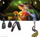 MDF Wooden Key Holder (Multicolor)