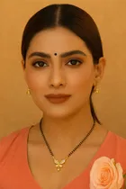 Stylish Gold-Plated Black Bead Mangalsutras for Women 