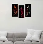 MDF 3 Pcs Designer Wall Painting for Home & Office 