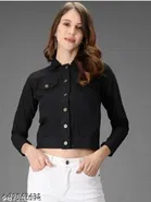 Full Sleeves Solid Jacket for Women & Girls 